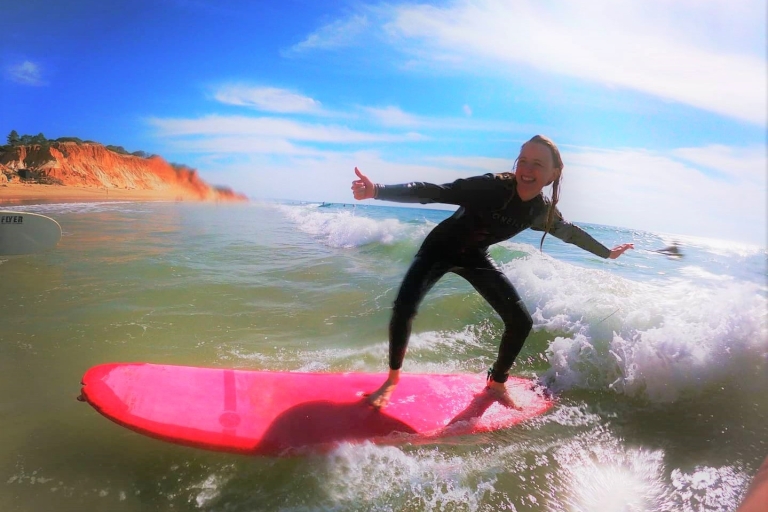 Albufeira: Lección de surf de 2 horas en Falesia