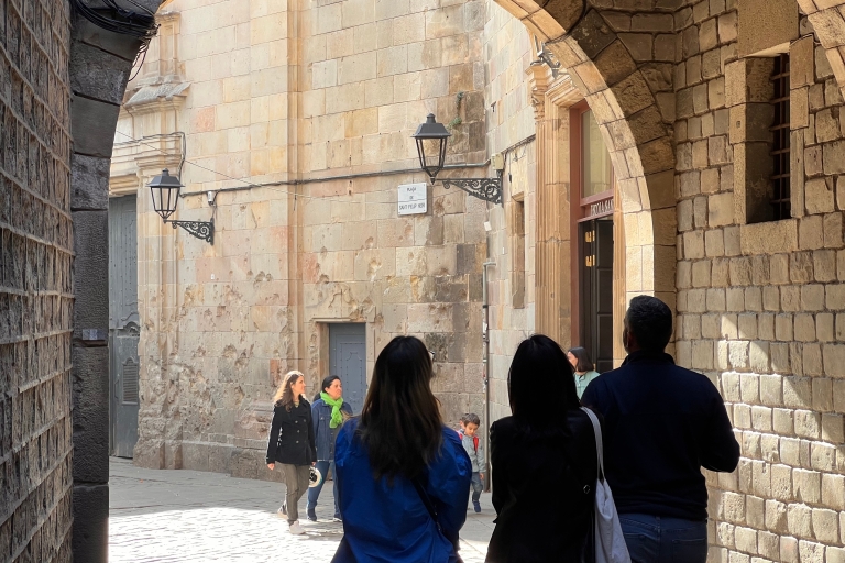 Barcelona: gotische wandeltocht met taaloptiesKoreaanse rondleiding