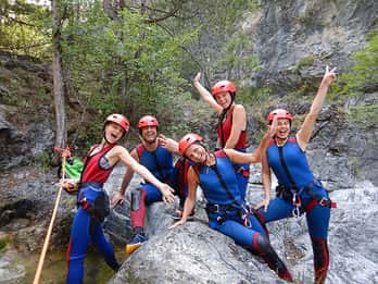 Olympus Canyoning Kurs: Anfänger bis Fortgeschrittene