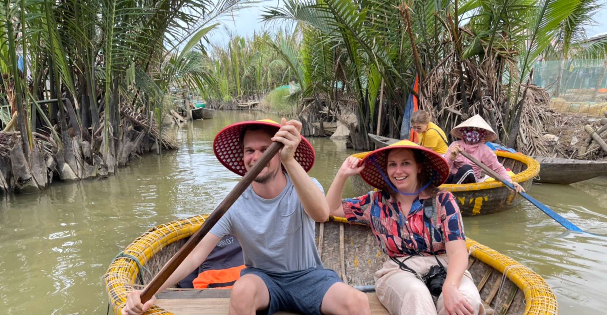 Ba Tran, Hoi An Basket Boat Ride in Water Coconut Forest - Housity