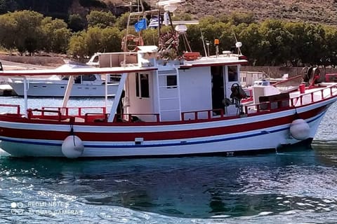 Chania: Fishing Boat Adventure with Swim Stops and Fish Meal