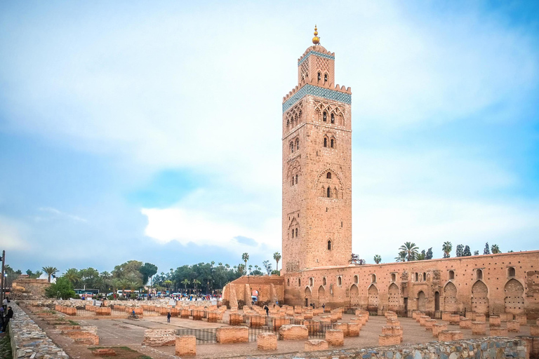 De Taghazout ou Agadir: Passeio guiado de um dia em MarrakechDe Agadir: Marrakech the Red City Guided Day Tour