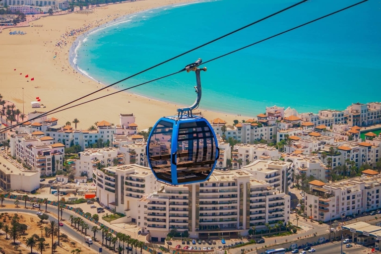 Teleférico de Agadir y visita de la ciudad con recogida en el hotel incluida