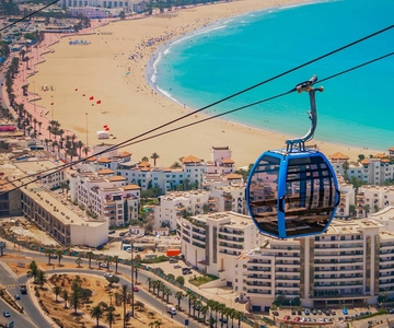 Agadir: Seilbahnticket und geführte Stadtrundfahrt
