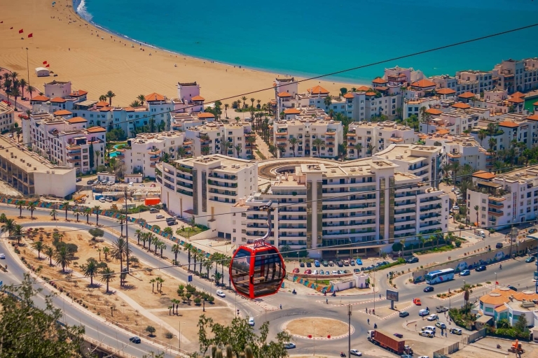 Visite de la ville et du téléphérique d'Agadir avec prise en charge à l'hôtelDepuis Taghazout : Téléphérique d'Agadir et visite de la ville