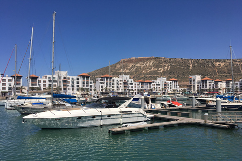 Agadir: Biglietto per la funivia e tour guidato della cittàDa Agadir: biglietto della funivia e tour guidato della città