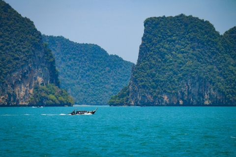 Phuket: Excursión de un día en barco de lujo por la isla de James Bond y en canoa
