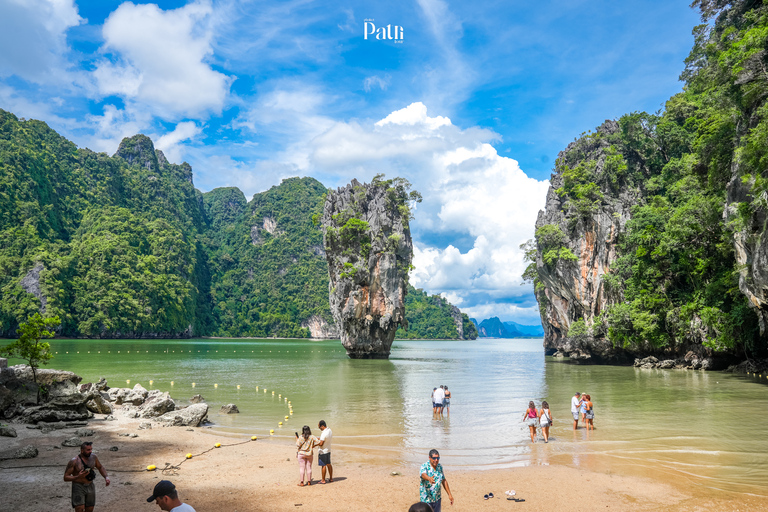 Phuket: Excursión de un día en barco de lujo por la isla de James Bond y en canoa