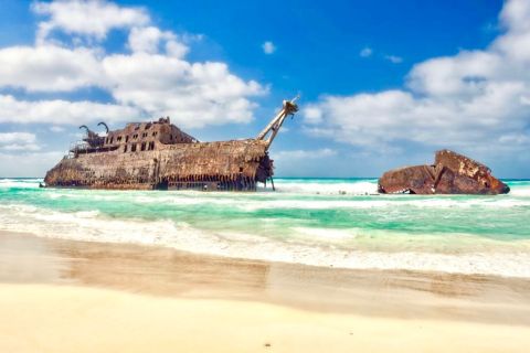 Boa Vista: 4x4 Tour - Rabil, Shipwreck, Sal Rei & Beach Bar