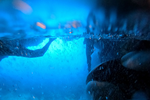 Da Dubrovnik/Cavtat: Grotta Azzurra, giro in motoscafo sulla spiaggia di SunjDa Cavatat