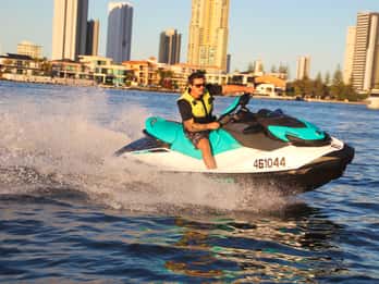 Gold Coast: 30 minuters jetski-safari till ön