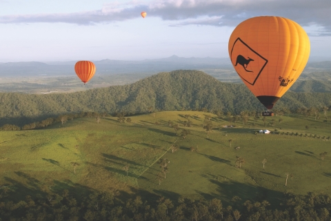 Gold Coast : vol en montgolfière avec petit-déjeuner et champagneOption standard : vol en montgolfière avec petit-déjeuner