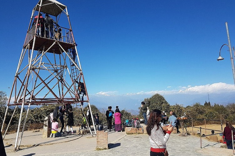 Excursion au lever du soleil à Nagarkot et randonnée au temple de Changunaryan