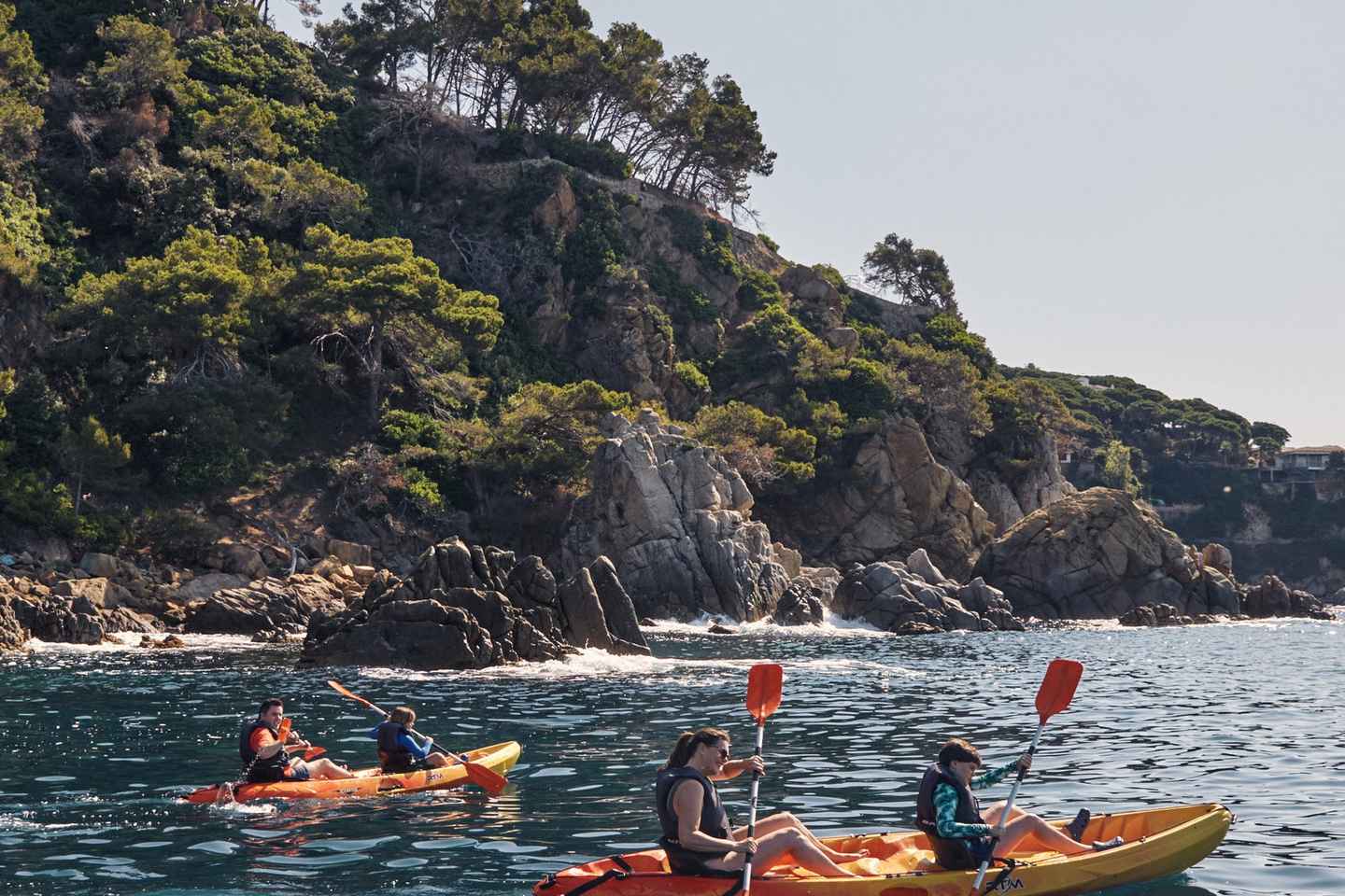 Lloret de Mar: Costa Brava Kayak Tour and Swimming