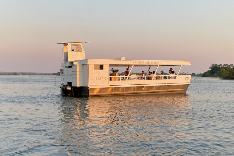 Victoriawatervallen: cruise bij zonsondergang - Zambezi-rivierervaring