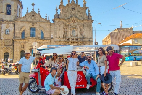 Porto: Private Tuk Tuk Tour with River Cruise & Wine Tasting Portuguese Tour