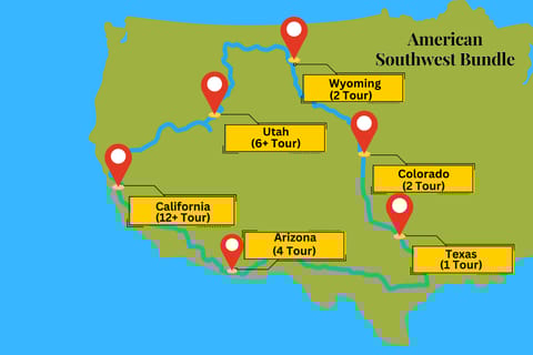 U.S. Southwest: 27-Tour Bundle on Self-Guided Driving App