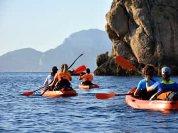 Golfo Aranci: Kayak Tour with Dolphins and Aperitif