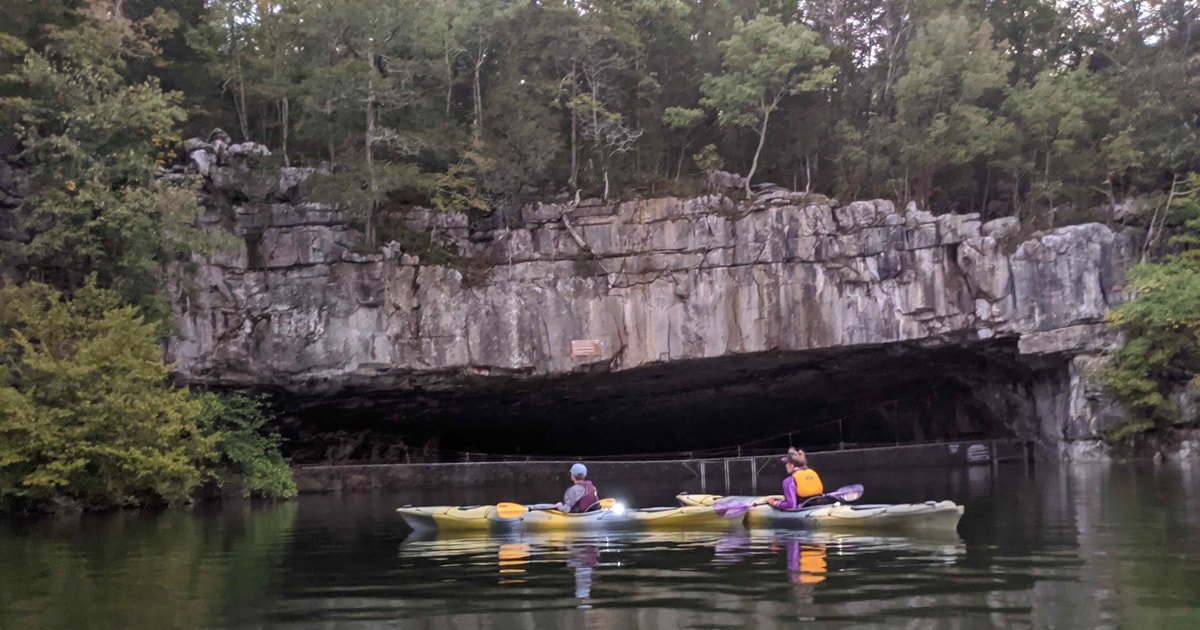 South Pittsburg: Guided Nickajack Bat Cave Kayaking Tour | GetYourGuide