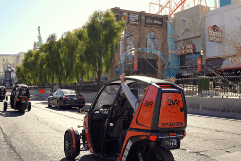 Las Vegas: Self-Drive Strip Tour w elektrycznym samochodzie EVR