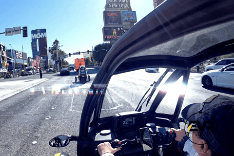 Las Vegas: Self-Drive Strip Tour w elektrycznym samochodzie EVR