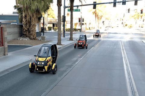 Las Vegas: Self-Drive Strip Tour w elektrycznym samochodzie EVR