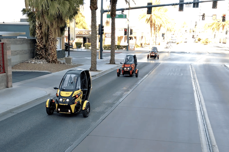 Las Vegas: Self-Drive Strip Tour w elektrycznym samochodzie EVR