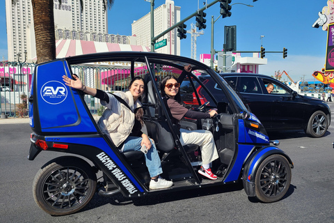 Las Vegas: Self-Drive Strip Tour w elektrycznym samochodzie EVR