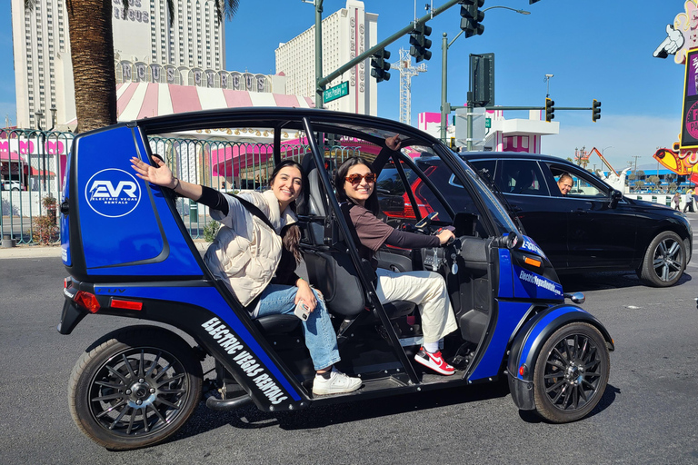 Las Vegas: Self-Drive Strip Tour w elektrycznym samochodzie EVR
