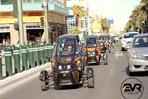 Las Vegas: Self-Drive Strip Tour w elektrycznym samochodzie EVR