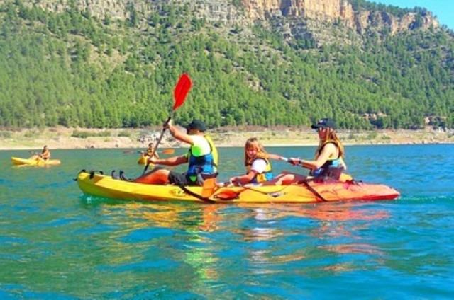 Visit Valencia Kayak of calm waters in Montanejos in San Agustin, Gran Canaria, Spain