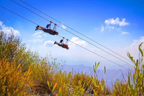 Ras al Khaimah: Jais Adventure Park Zipline Ticket
