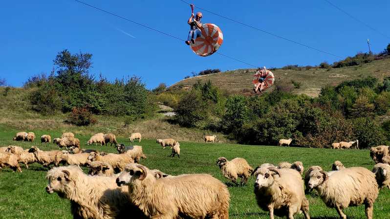 Cluj: Outdoor Activities Day Trip with Zip Line and Hike