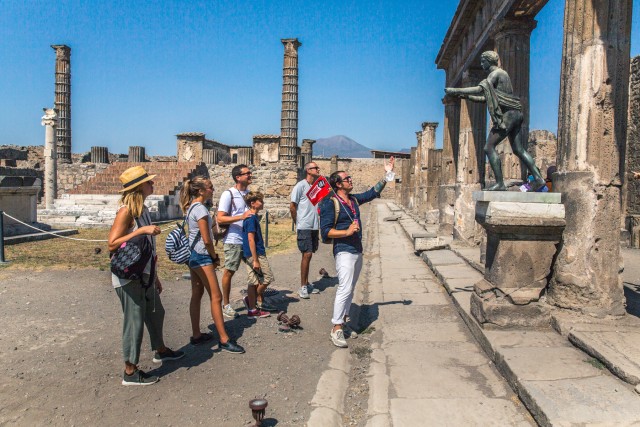 Visit Naples or Sorrento Full-Day Pompeii and Mount Vesuvius Tour in Naples