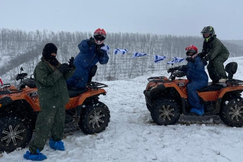 Depuis Bucarest : Excursion en quad dans la forêt et les collines