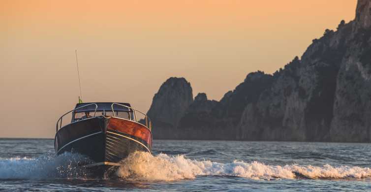 Sorrento: Sunset Coastal Boat Tour with Aperitif