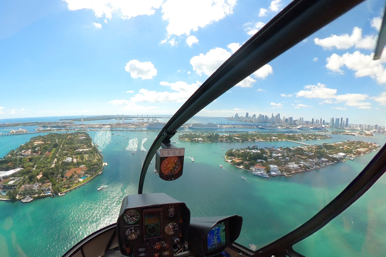 Miami - South Beach South Beach 30-minuters privat lyxhelikopterturMiami: South Beach 30-minuters privat lyxhelikoptertur