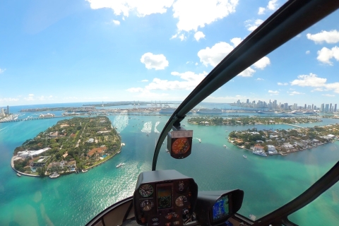 Miami: Private Helicopter Tour in a Robinson R44