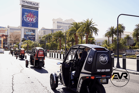 Las Vegas: Self-Drive Strip Tour w elektrycznym samochodzie EVR