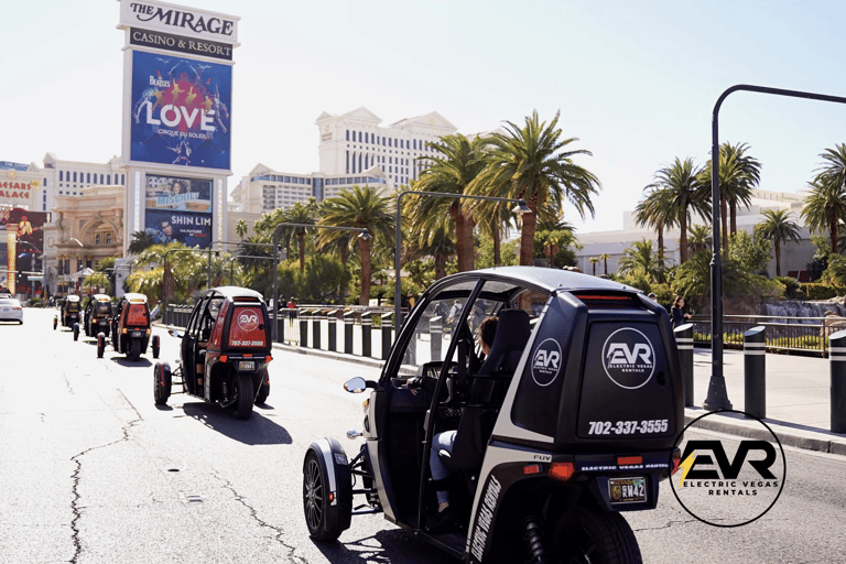 Las Vegas: Self-Drive Strip Tour w elektrycznym samochodzie EVR