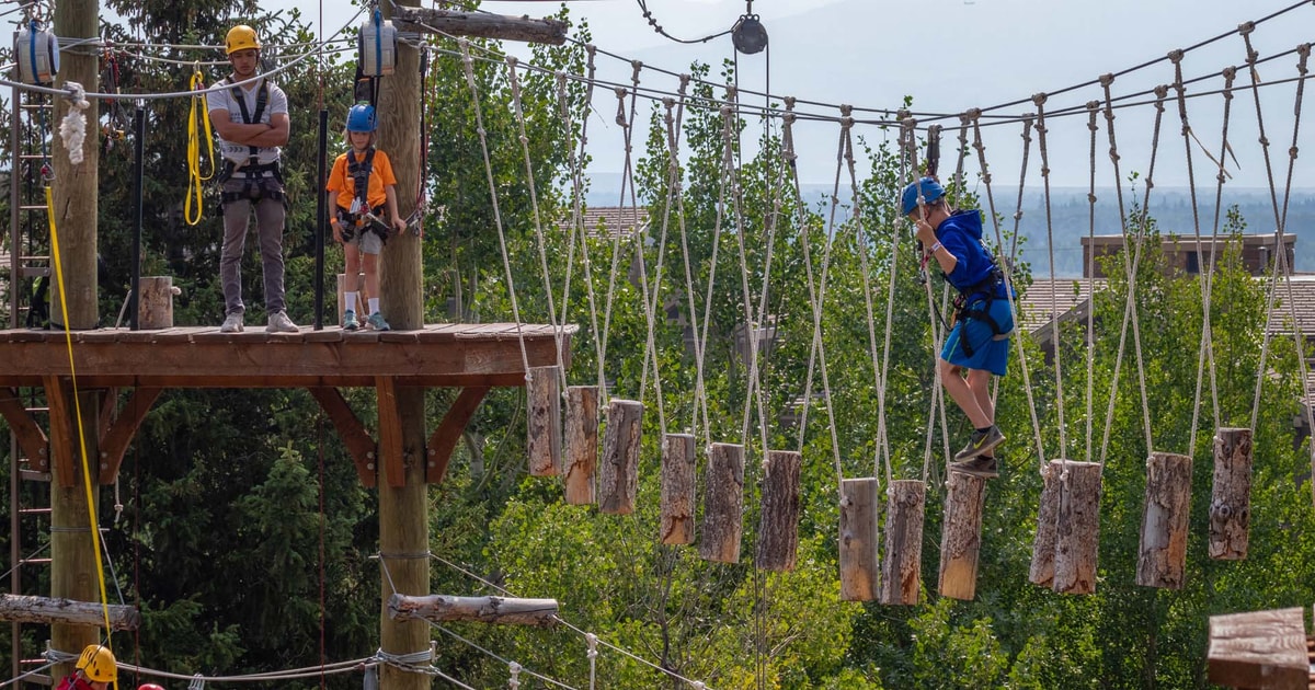 Teton: Jackson Hole Mountain Resort Aerial Ropes Course (ilmaköysirata 