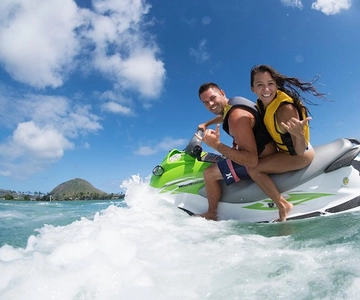 Hawaii Kai: Jetski-rit Maunalua Bay