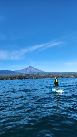 Visit Pucon Stand up Paddle trip on the Villarrica Lake in Cajón del Maipo