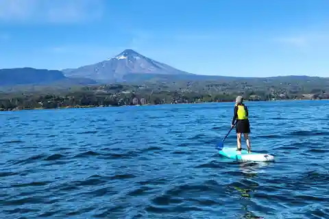 Pucon: Stand up Paddle tocht op het Villarrica meer