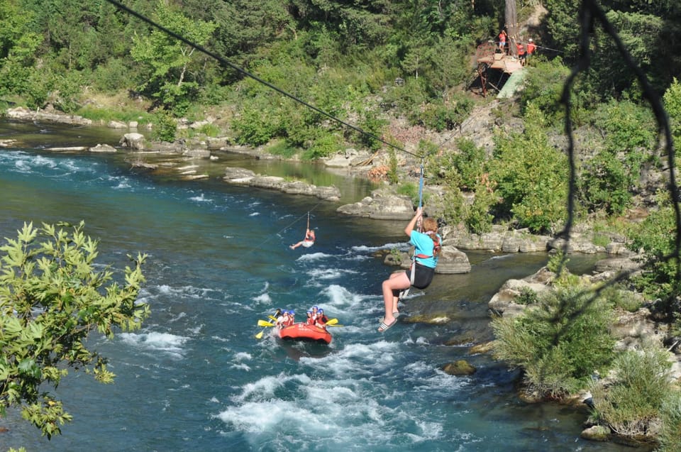 High Side Rafts Side: Rafting, Zipline, Jeep, Buggy & Quad Tour with Lunch | GetYourGuide