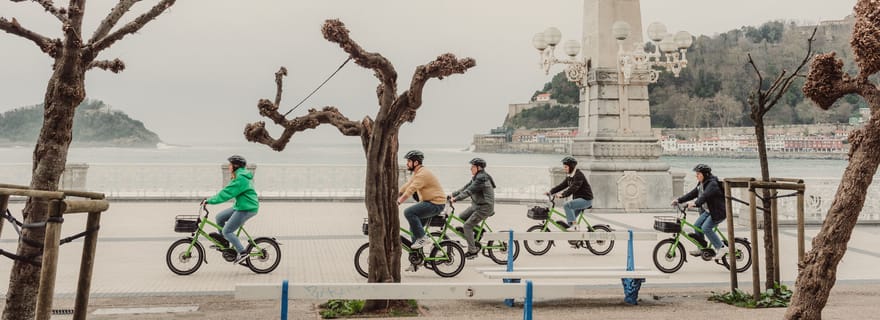 San Sebastian: Tour guidato in bicicletta elettrica
