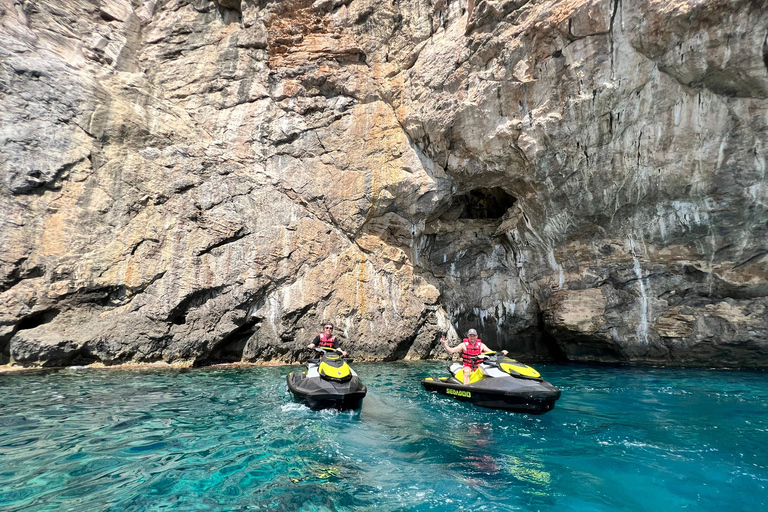 Cala Millor: Jetski Tour della Grotta dei Leoni Marini o Grotte di ArtàJetSki tour alle Grotte di Artà