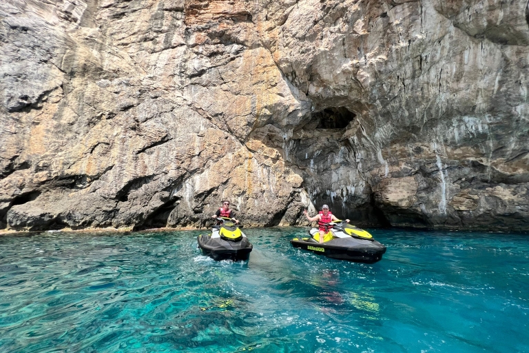 Cala Millor: wycieczka skuterem wodnym po jaskini lwa morskiego lub jaskiniach sztukiJetSki do Jaskini Lwów Morskich