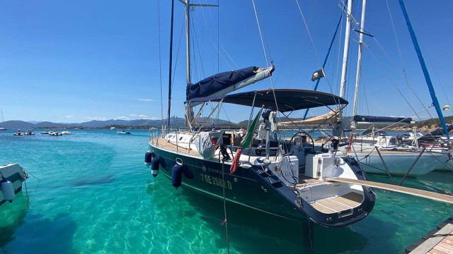 Visit From San Teodoro Tavolara Island Sailboat Cruise with Lunch in Porto San Paolo