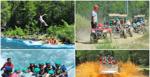 City of Side: Rafting, Zipline, Jeep, Buggy and Quad Combo